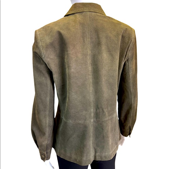 Emanuel Ungaro size 10 Womens suede Liberte jacket /blazer like new smoke free - Picture 3 of 7